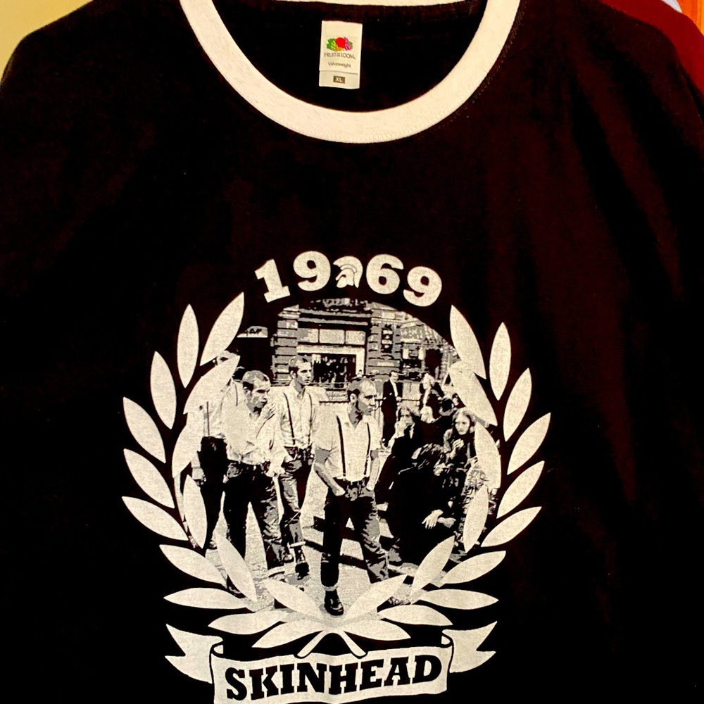 1969 Skinheads RingerTee Size XL
